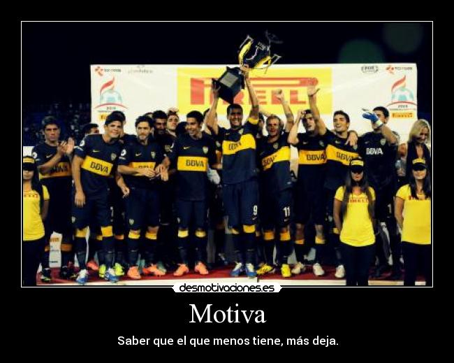 Motiva - Saber que el que menos tiene, más deja.