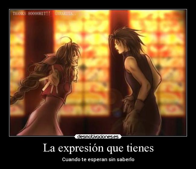 carteles zack aeris final fantasy vii amor desmotivaciones
