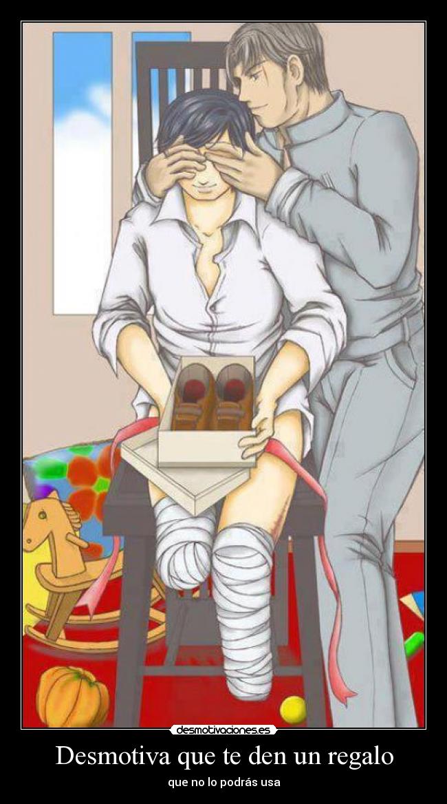 Desmotiva que te den un regalo -