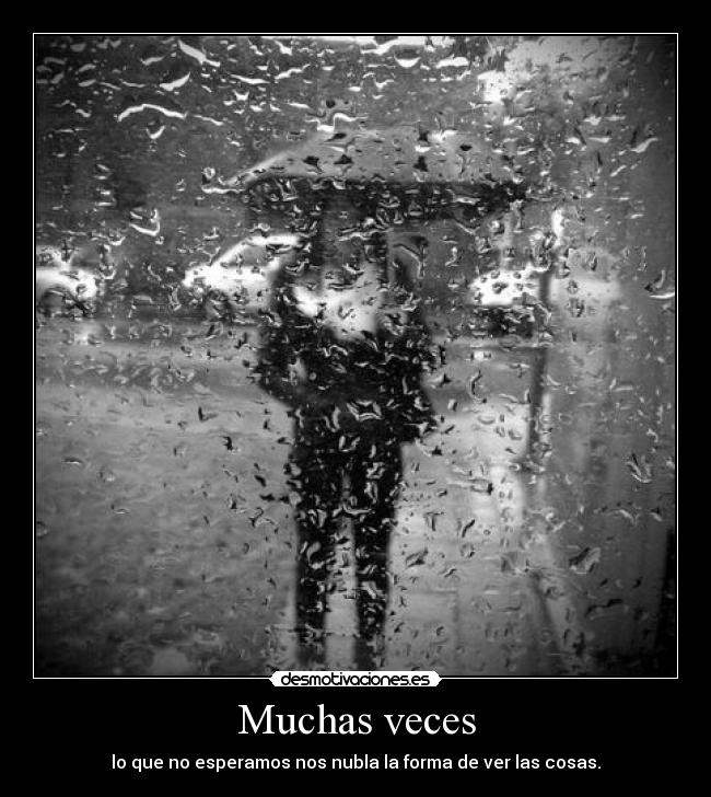 Muchas veces -