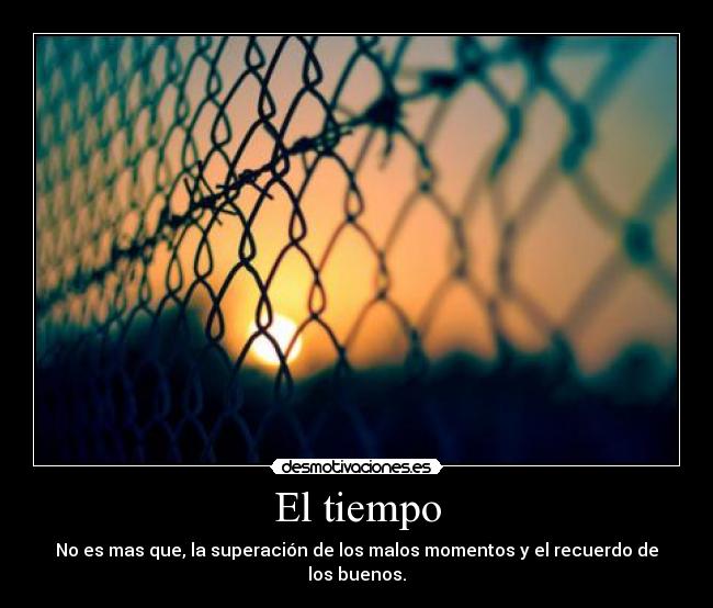 El tiempo -