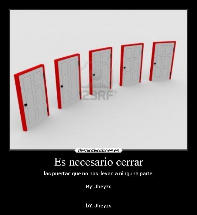 Es necesario cerrar -