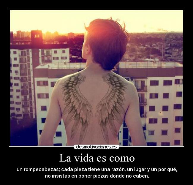 La vida es como - 