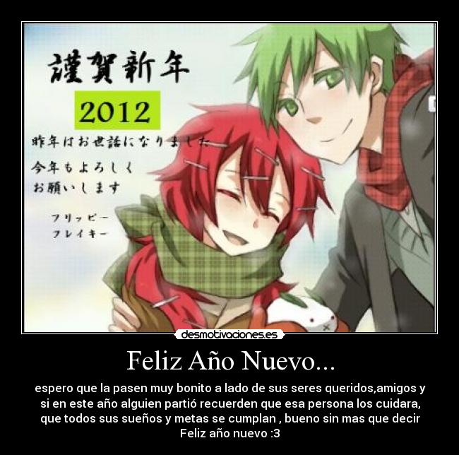 Feliz Año Nuevo... -