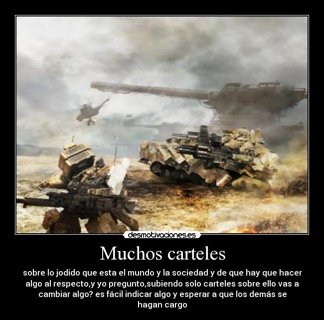 Muchos carteles - 