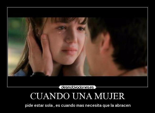 CUANDO UNA MUJER -