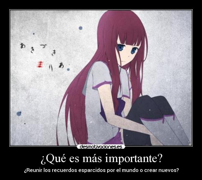 ¿Qué es más importante? - 