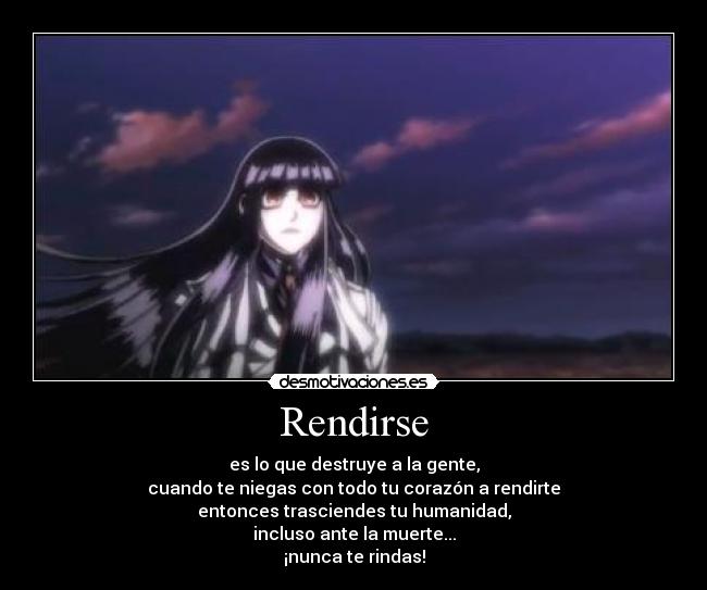 Rendirse -