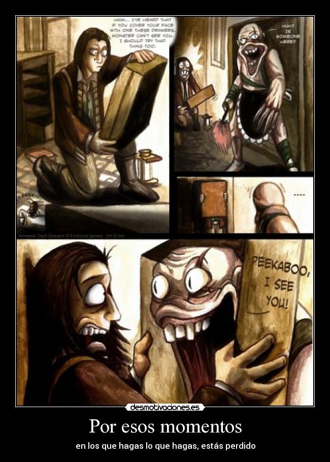 carteles amnesia the dark descent lol desmotivaciones