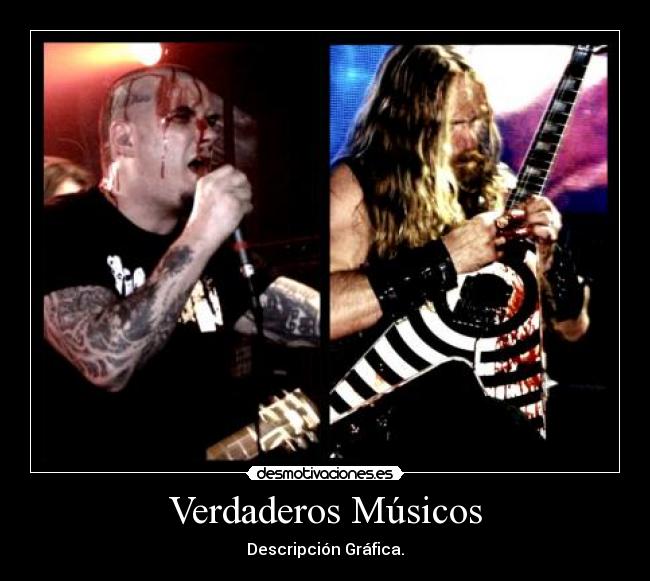 Verdaderos Músicos - Descripción Gráfica.