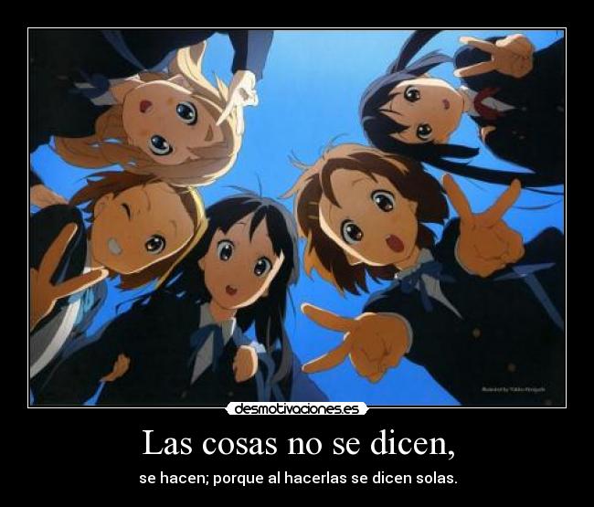 Las cosas no se dicen, - 