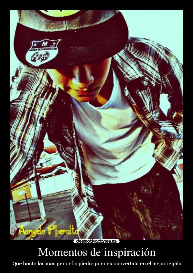 Momentos de inspiración - Que hasta las mas pequeña piedra puedes convertirlo en el mejor regalo