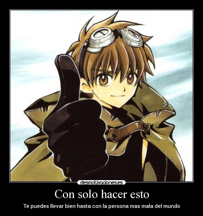 Con solo hacer esto -