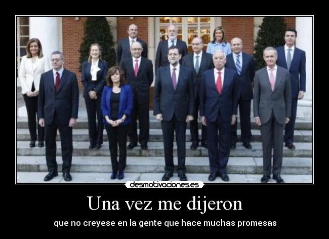 Una vez me dijeron -