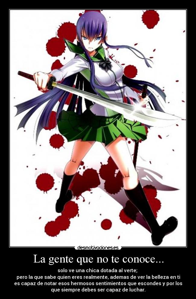 La gente que no te conoce... - 