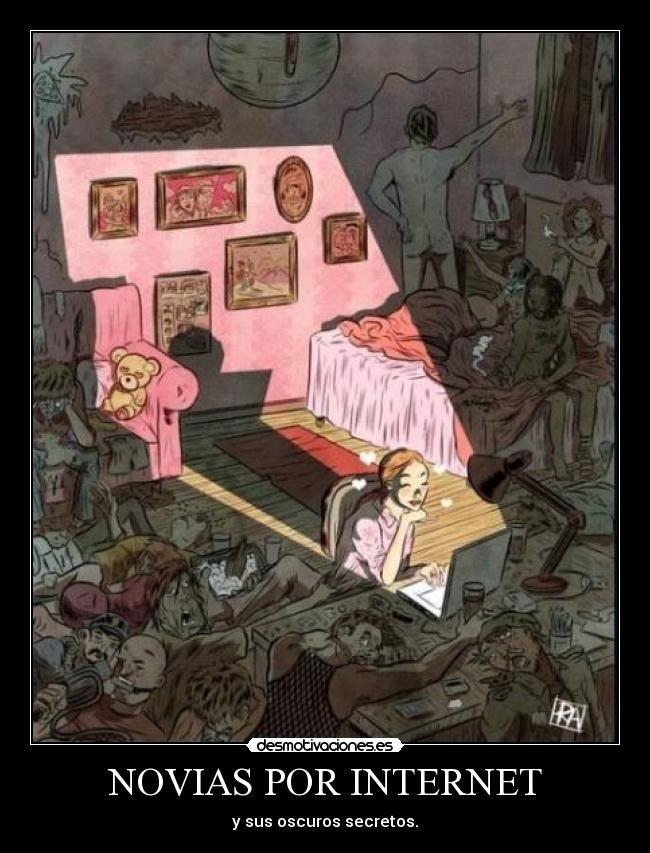 NOVIAS POR INTERNET - y sus oscuros secretos.