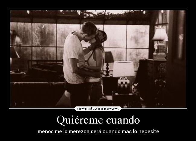 Quiéreme cuando -