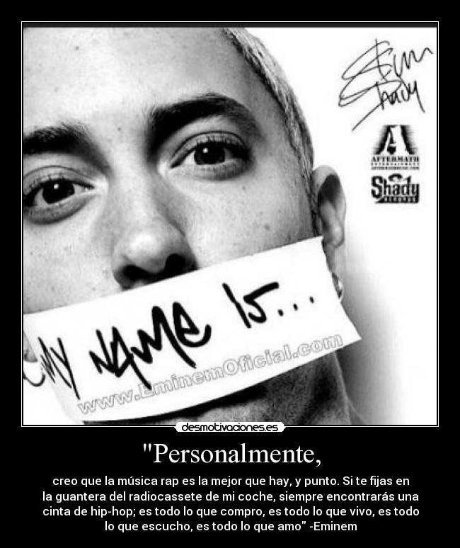 Personalmente, - 