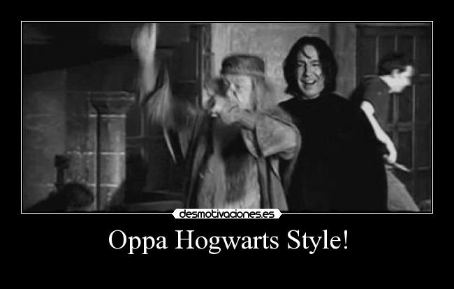 Oppa Hogwarts Style! -