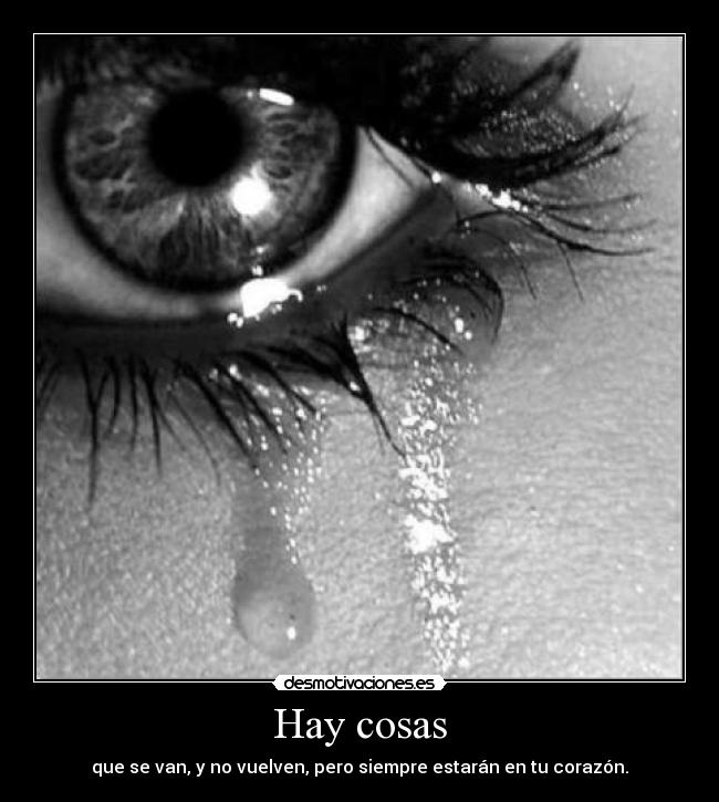 Hay cosas -