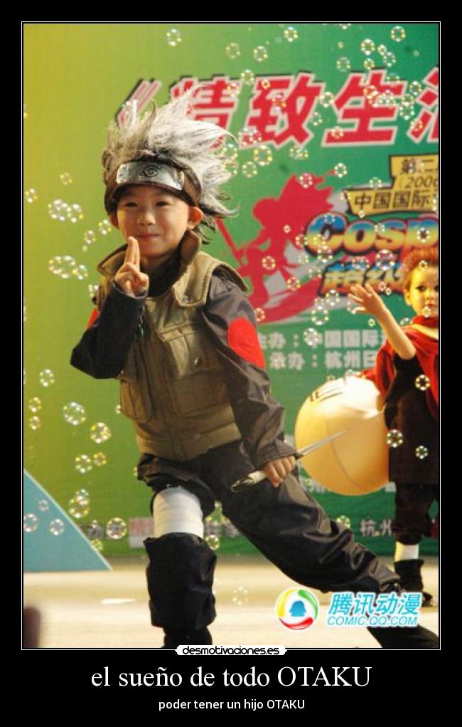 el sueño de todo OTAKU - poder tener un hijo OTAKU