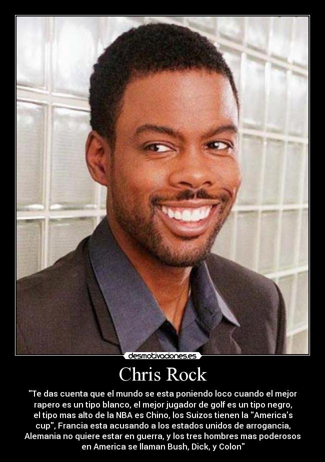 carteles rock chris rock desmotivaciones
