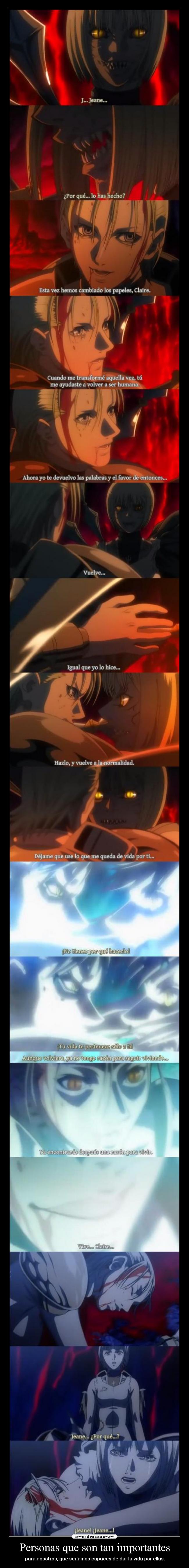 carteles raptorhunters nigatsu harukaze anime claymore claire salva gracias jeane amigas desmotivaciones