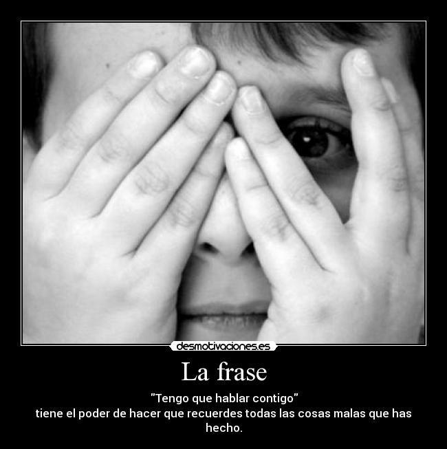 La frase -