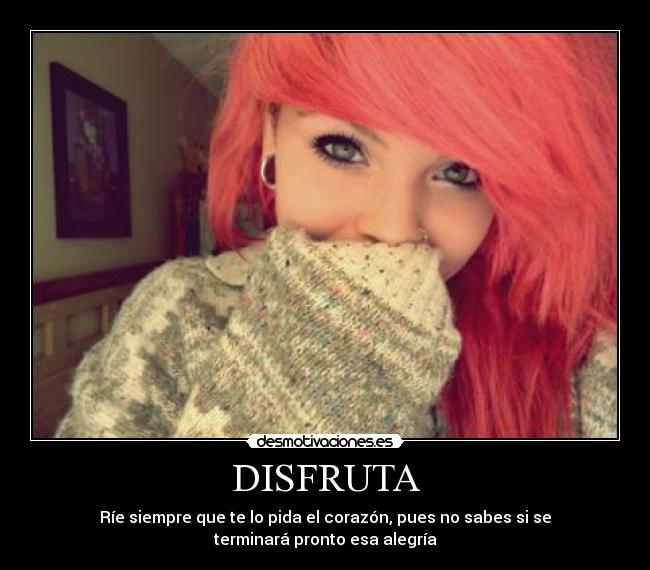 carteles risa amor disfruta termina pronto maximo saber desmotivaciones