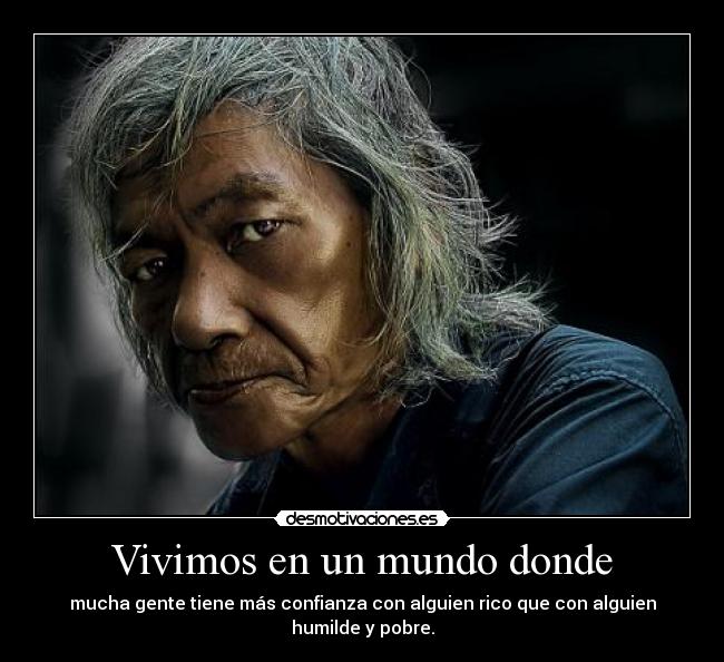 Vivimos en un mundo donde - 