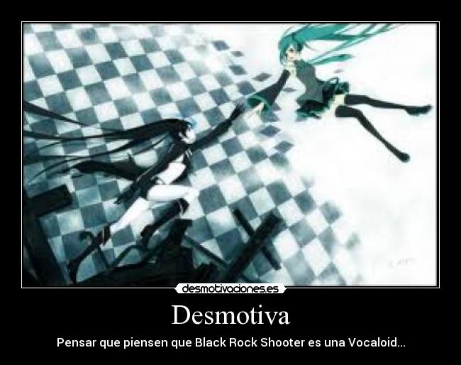 carteles black rock anime vocaloid desmotivaciones