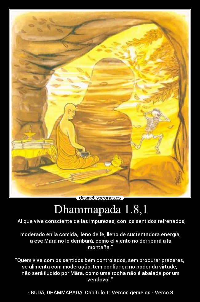 carteles buda budismo dhammapada ensenanza desmotivaciones