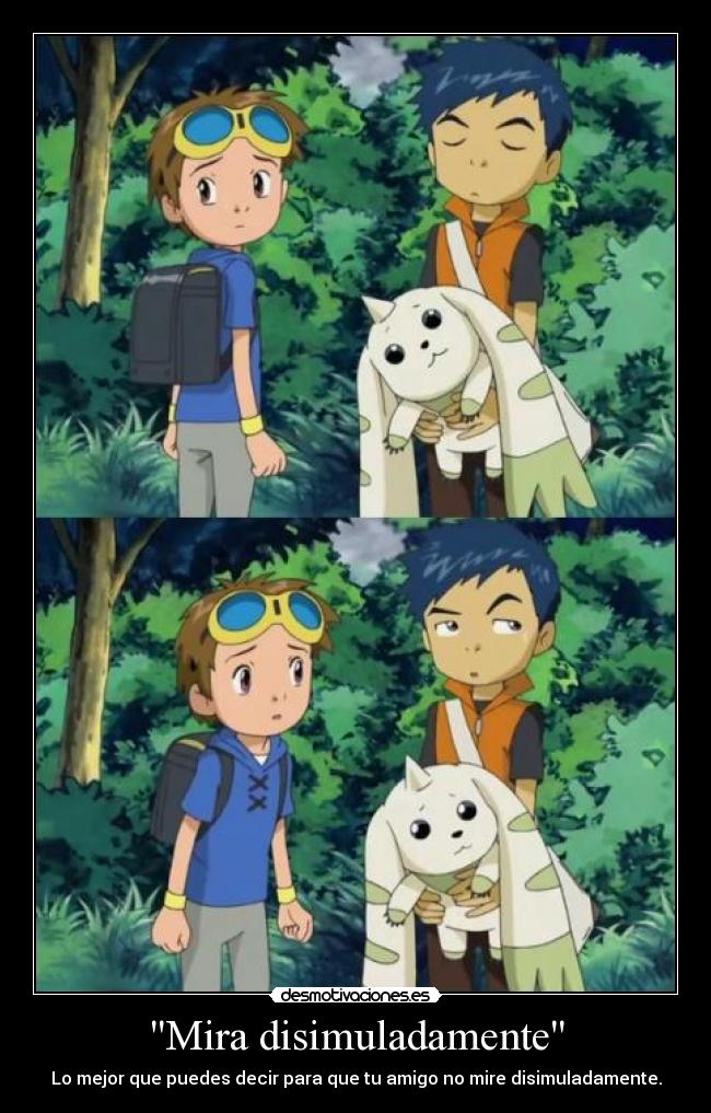 Mira disimuladamente - 