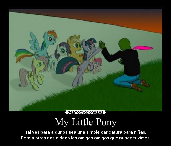 carteles little pony erick fluttershy mas menos rarity apple pinkie pie desmotivaciones