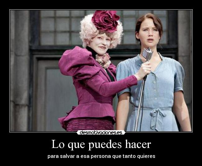 Lo que puedes hacer -