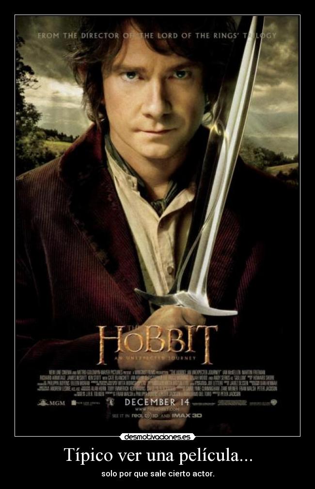 Típico ver una película... - solo por que sale cierto actor.