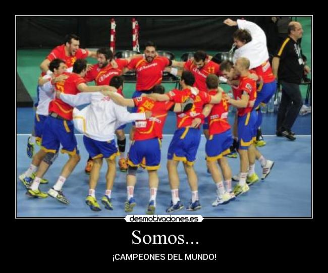 carteles campeones del mundo handball 2013 balonmano desmotivaciones