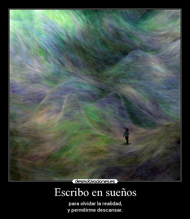 Escribo en sueños -