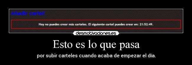 Esto es lo que pasa - 