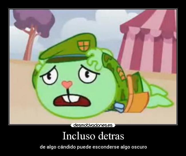 carteles flippy happy tree frinds raptorhunters desmotivaciones