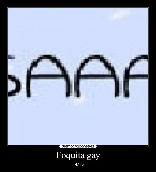 Foquita gay - 14/15