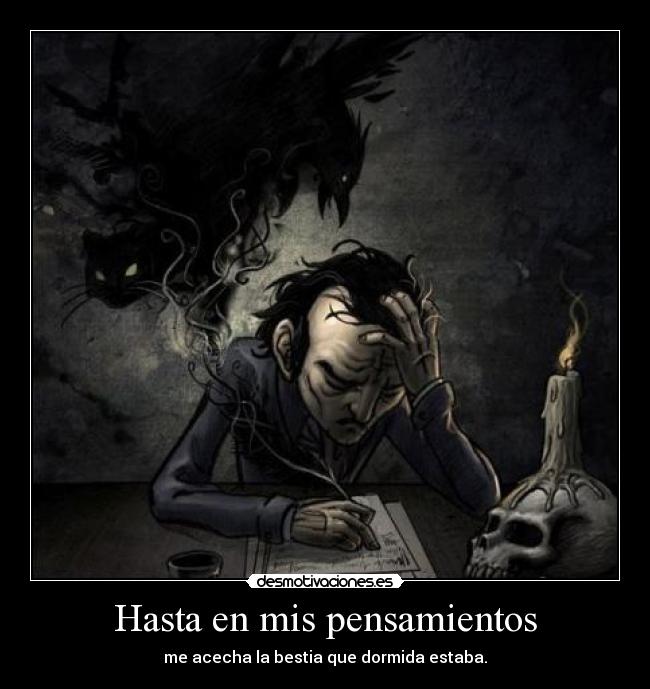 Hasta en mis pensamientos -