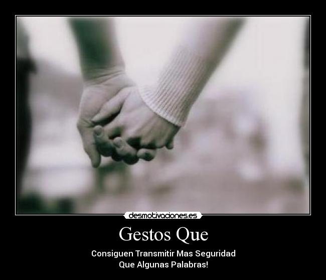 Gestos Que -