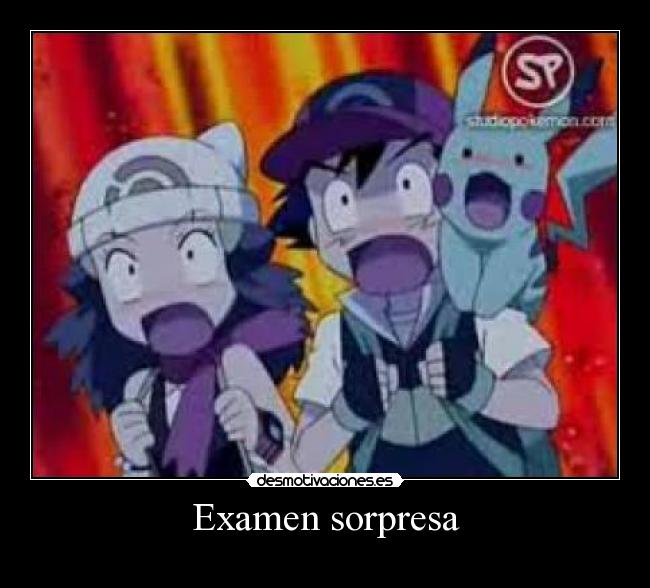 Examen sorpresa -