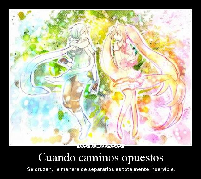 Cuando caminos opuestos - 