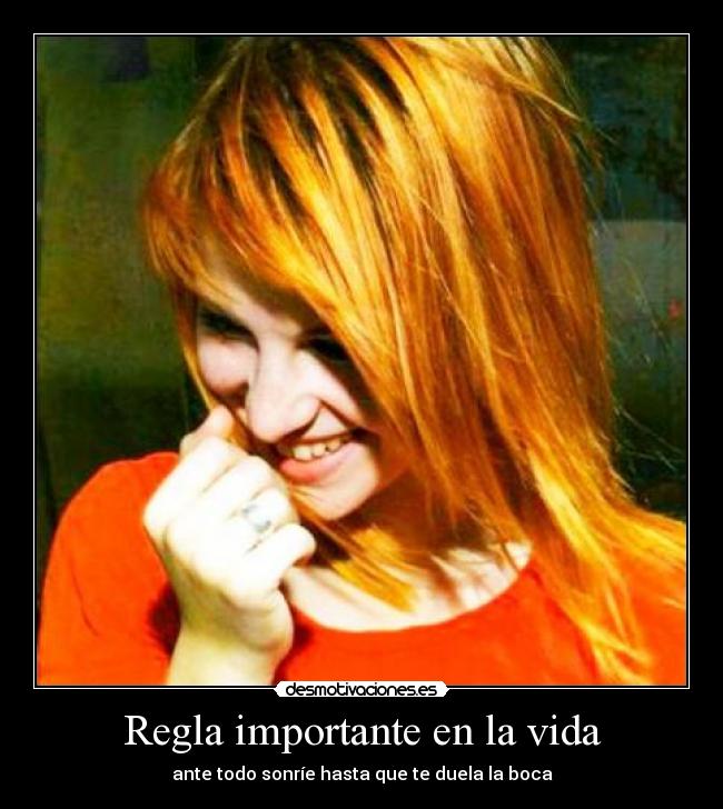 Regla importante en la vida -