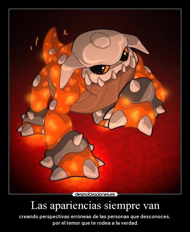 Las apariencias siempre van - 