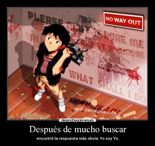 Después de mucho buscar -