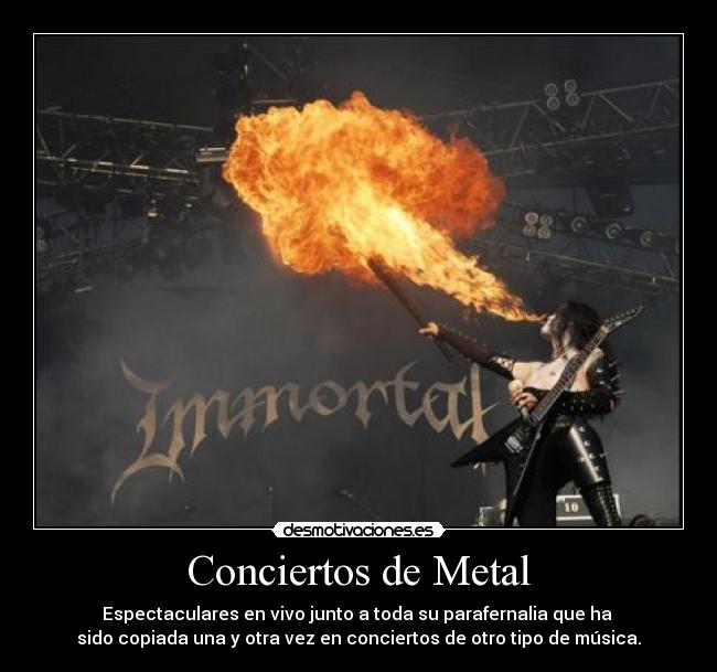 Conciertos de Metal -