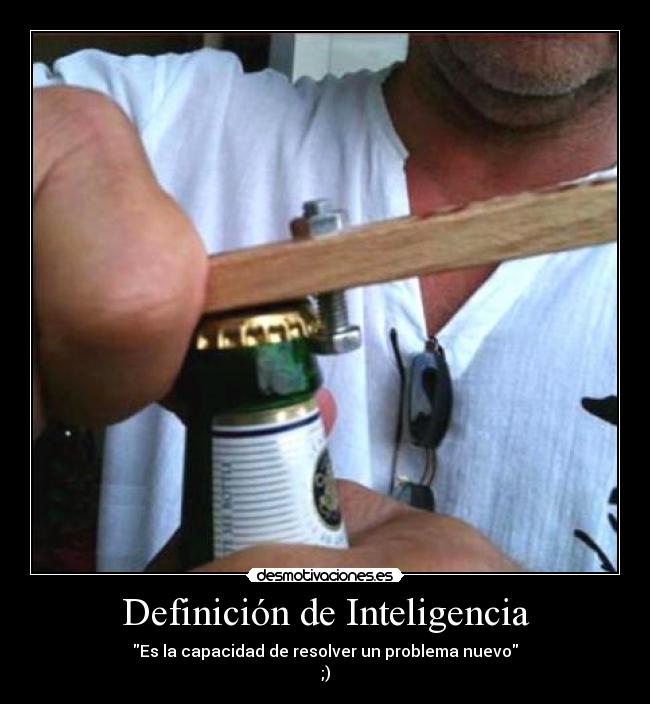 Definición de Inteligencia - 